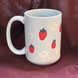 Strawberry And Daisy Mug
